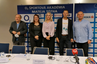 Tlačová konferencia Mateja Tótha a O2 Športovej akadémie 